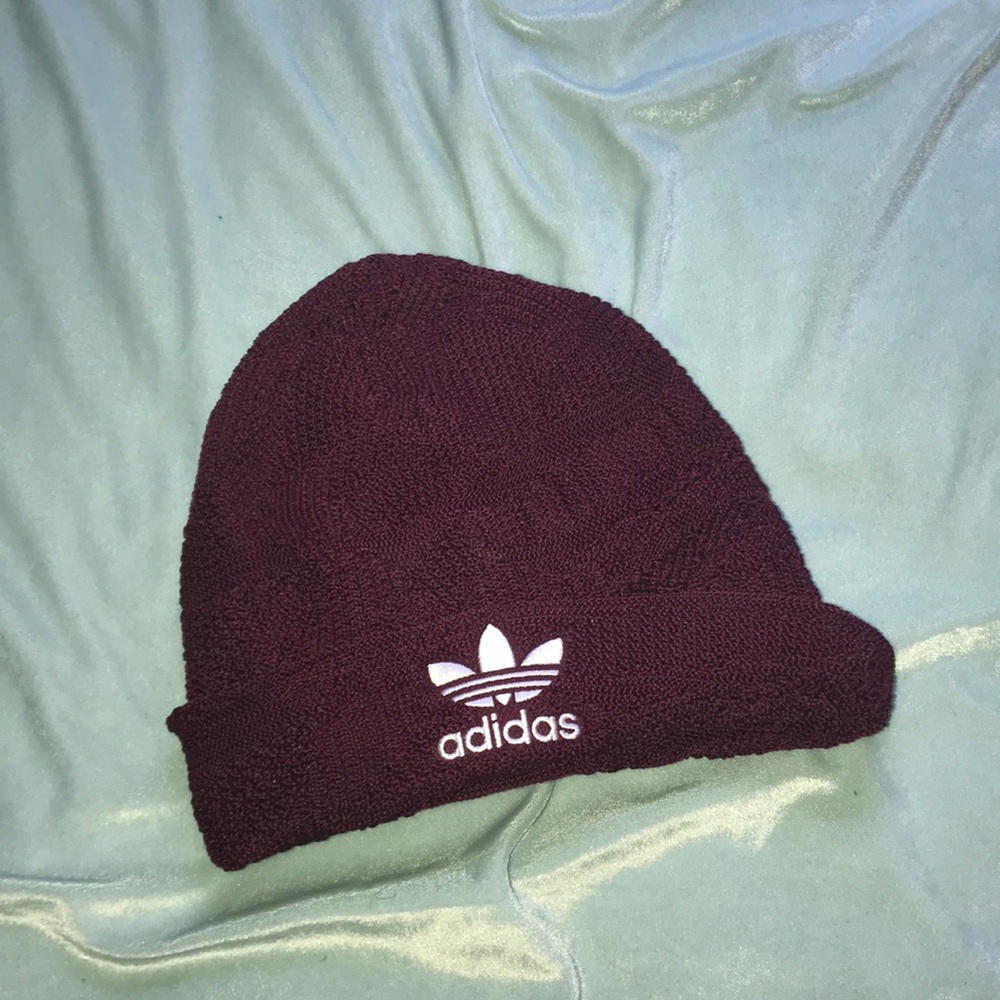 Burgundy hat